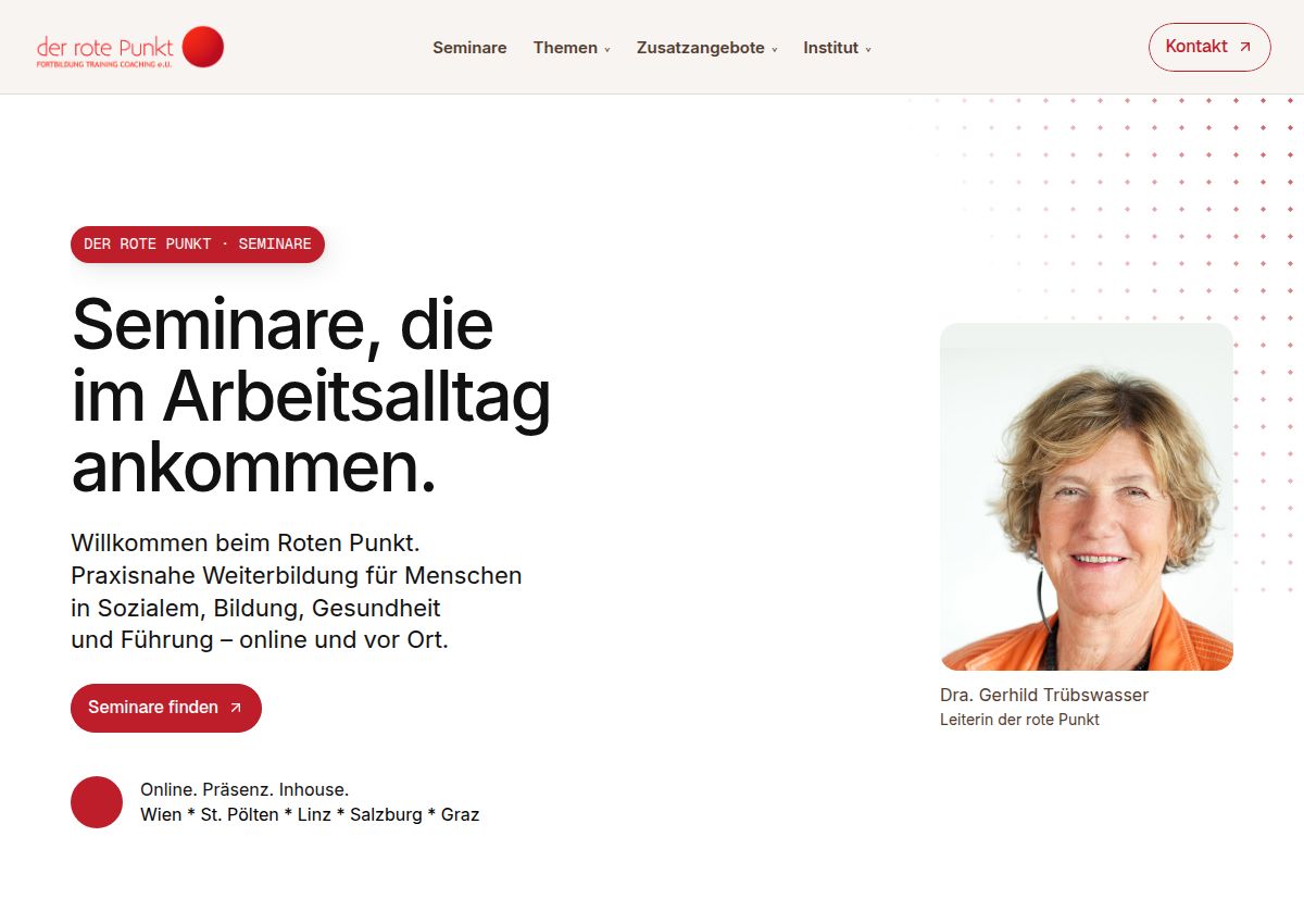 Website von Der Rote Punkt