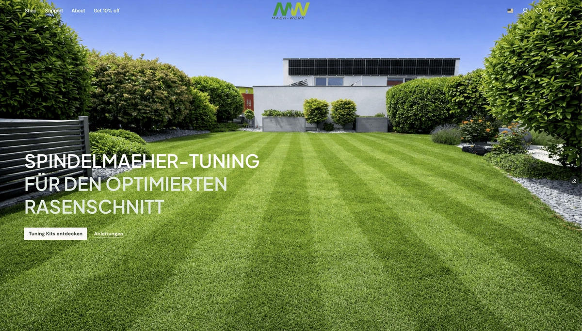 Website von Mäh-Werk